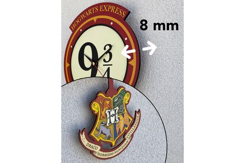 HOGWARTS EXPRESS II DEKORATİF SARKAÇLI DUVAR SAATİ