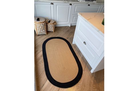 HALIMAX MİLDA JÜT KİLİM 98, ÇİFT TARAFLI, OVAL, 80X200