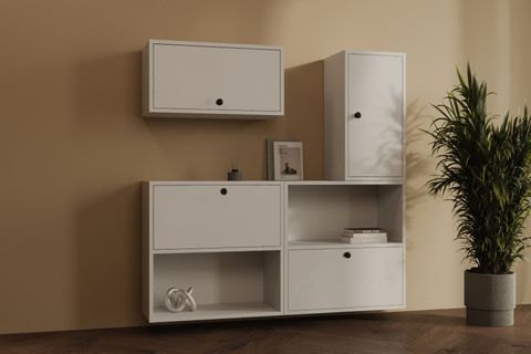 BK ÇOK AMAÇLI DOLAP, DUVARA MONTE KAPAKLI, MST