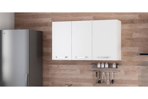 MİNAR 125 CM MUTFAK DOLABI BEYAZ 125-B1-ÜST MODÜL