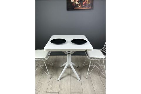 TEPE BEYAZ MUTFAK MASASI BEYAZ AYAK 70 CM