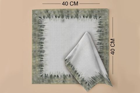 PASTEL ORMAN PAMUKLU ALTI ADET PEÇETE