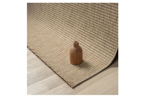 QUEEN SERİSİ JÜT HASIR GÖRÜNÜMLÜ DOKUMA MAKİNE HALISI, BEJ, 80X200, 672