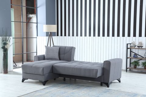 MEYRA KÖŞE KOLTUK, KOYU GRİ