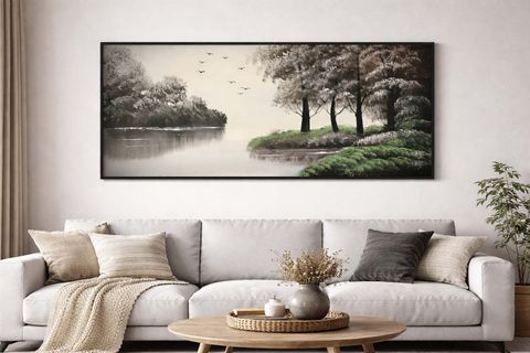 DOĞADAKİ TEK RENK ORİJİNAL YAĞLI BOYA TABLO