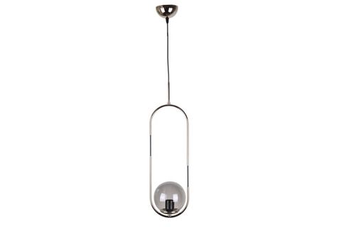 BUBBLE LAMP GÜMÜŞ RENK KAPLAMALI FÜME CAMLI SARKIT