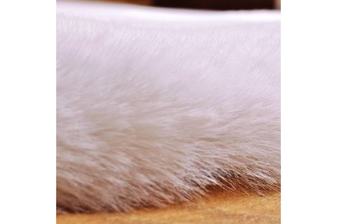 YIKANABİLİR KAYMAZ TABAN POST PELUŞ ÇOCUK HALISI, BEYAZ, 120X160