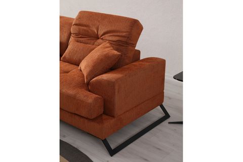 FRİDO KÖŞE KOLTUK ŞÖNİL KİREMİT, SOL KÖŞE