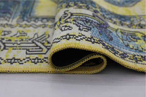 BORNART CARPET %100 PAMUK TABAN DEKORATİF MINECRAFT DESEN MINECRAFT 2299A 40X60