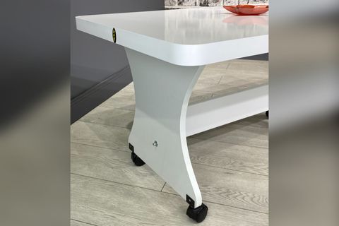 HEY ADA TEKERLEKLİ ORTA SEHPA, BEYAZ