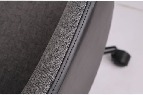 SANCAK OFİS ROLL ÇALIŞMA SANDALYESİ, SİYAH ANTRASİT