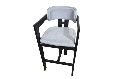 MİLANO AHŞAP BAR TABURESİ, SİYAH