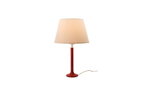 MASSELLO DESIGN ORDINE AHŞAP ABAJUR - MASA LAMBASI KIRMIZI KÜÇÜK