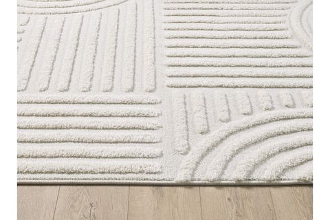 ELİT KOLEKSİYONU MAKİNE HALISI, BUKLELİ, KREM, 160X230