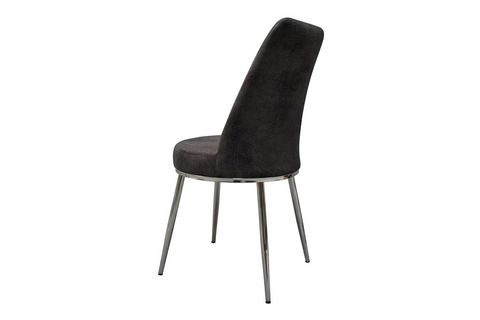 LİNE MUTFAK SANDALYESİ KROM AYAK LACİVERT