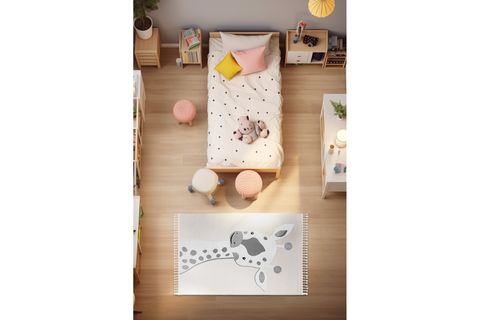 SPARKLE KREM GRİ ÇOCUK ODASI HALISI 33445A, 133X190
