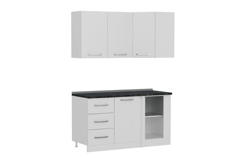 MİNAR 150CM KÖŞE MUTFAK DOLABI BEYAZ K150B3