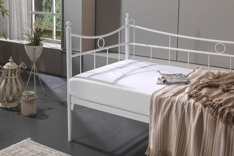 DAİLY DAYBED METAL KARYOLA, BEYAZ, 90X200