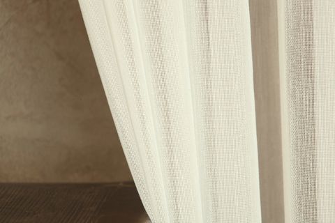 MASSARELLİ FANTEZİ DEKORATİF ORTA SIK PİLE TÜL PERDE, SIK PİLE, EKRU, 350X260