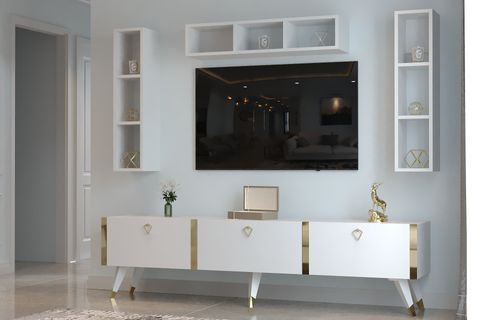 GALEA TV ÜNİTESİ, BEYAZ