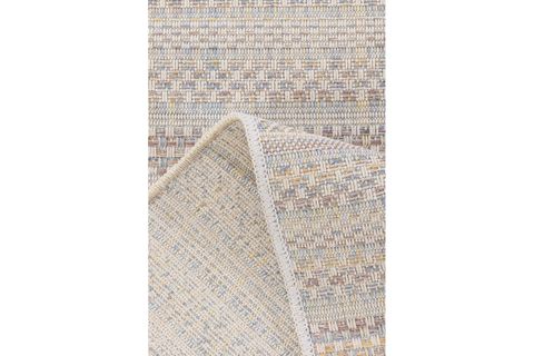 VİVALDİ SARI MAVİ MODERN HALI A0053C, 96X200
