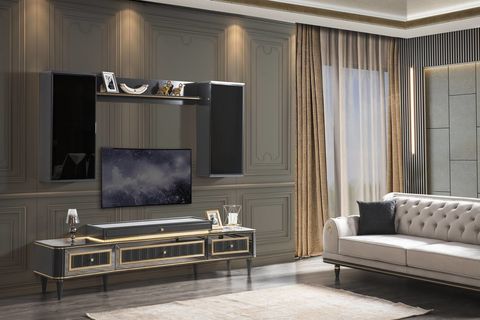 LUXURY YEMEK ODASI TAKIMI, SİYAH