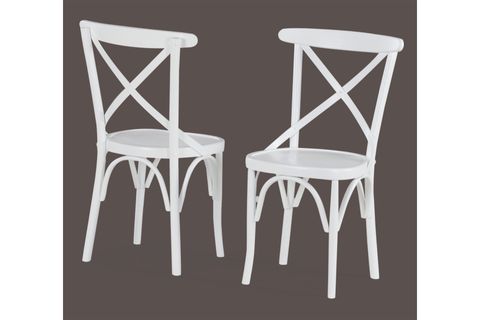 THONET ÇARPI ÇITALI SANDALYE, EKRU
