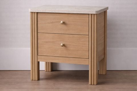 HAVEN KOMODİN, MEŞE TRAVERTEN, 2 ÇEKMECELİ