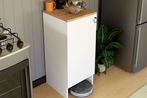 KABİ TEK KAPAKLI ÇOK AMAÇLI DOLAP, BEYAZ