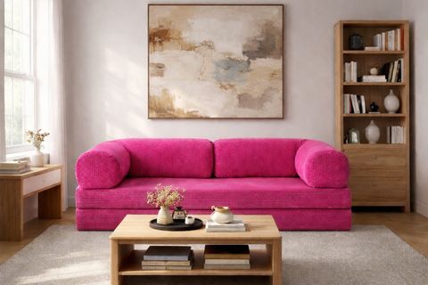 LEGOM YATAKLI AKTİVİTE KÖŞE KOLTUK FUŞYA, 200X200