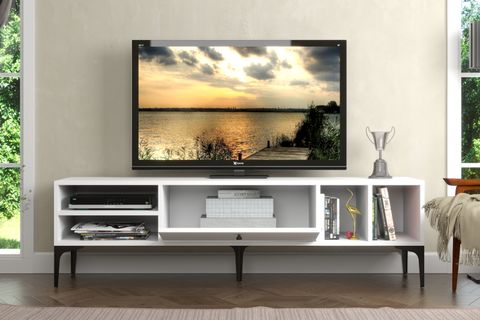 MİLAN TV ÜNİTESİ, BEYAZ SİYAH