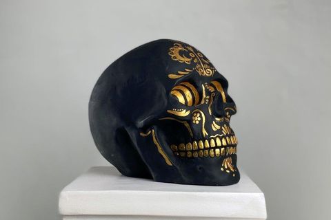 SKULL EL MUERTO POP ART DEKORATİF ROMA YUNAN HEYKELLERİ