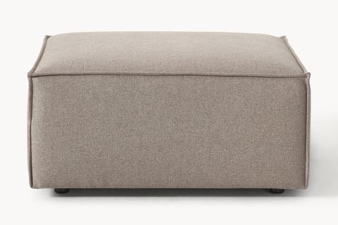 LENA KETEN PUF, KAHVERENGİ