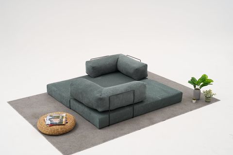 COMFORT SERİSİ YATAKLI MİNİ KÖŞE KOLTUK, YEŞİL