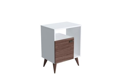 RUUM STORE BY DOĞTAŞ GEO KOMODİN KAPAKLI METAL KULPLU OPAK BEYAZ