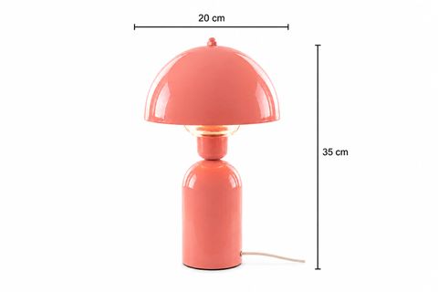EVLİGHT ELİT ABAJUR, PEMBE, 35 CM