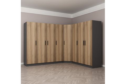 MİNAR KALE GARDIROP 04, 8 KAPAKLI, DORE