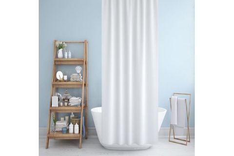 BANYO DUŞ PERDESİ, BEYAZ, 180X200 CM