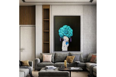 ÇERÇEVELİ DİJİTAL BASKI KANVAS TABLO, AAZ22630