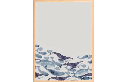 BALİNALAR TABLO SETİ, 50X70