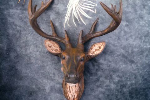 BÜYÜK BOY GEYİK DUVAR DEKORU