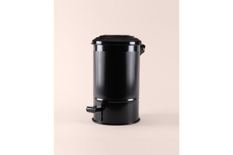 THE MİA STRİPE MUTFAK VE BANYO ÇÖP KOVASI, SİYAH, 5 LT