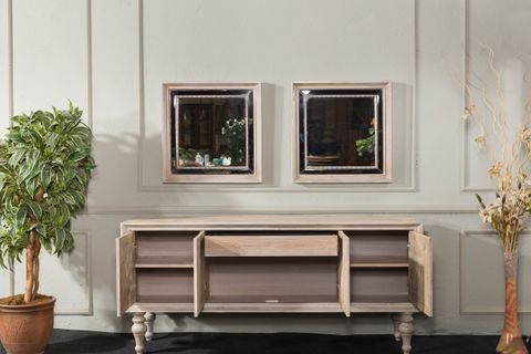 TURİ YEMEK ODASI TAKIMI, BEYAZ ESKİTME