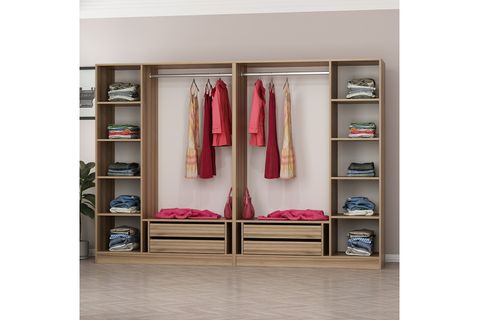 MİNAR KALE GARDIROP 288, 6 BÖLMELİ