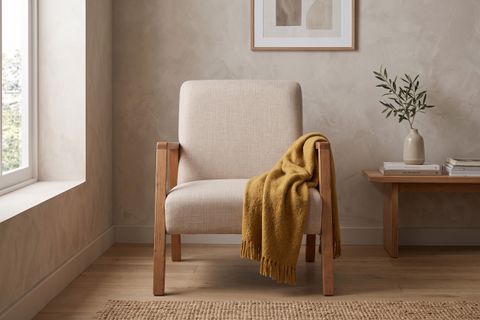 LUCCA BERJER NATURAL AHŞAP, KREM