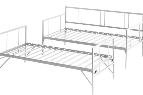 FORTE DAYBED YAVRULU METAL KARYOLA, BEYAZ, 90X190