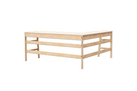 WOODESK ZEYTİN AHŞAP ÇALIŞMA MASASI, NATURAL RENK