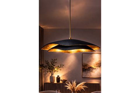 HANDMADE WABİ SABİ KARBON BETON AVİZE, BLACK MARVANTE