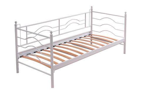 UNİMET MYRA DAYBED TEK KİŞİLİK FERFORJE METAL KARYOLA, BEYAZ, 90X200