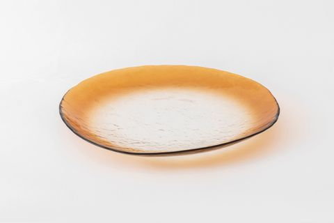 KİTCHEN ESSENTİALS ALTHEA CAM PASTA TABAĞI 21 CM, AMBER
